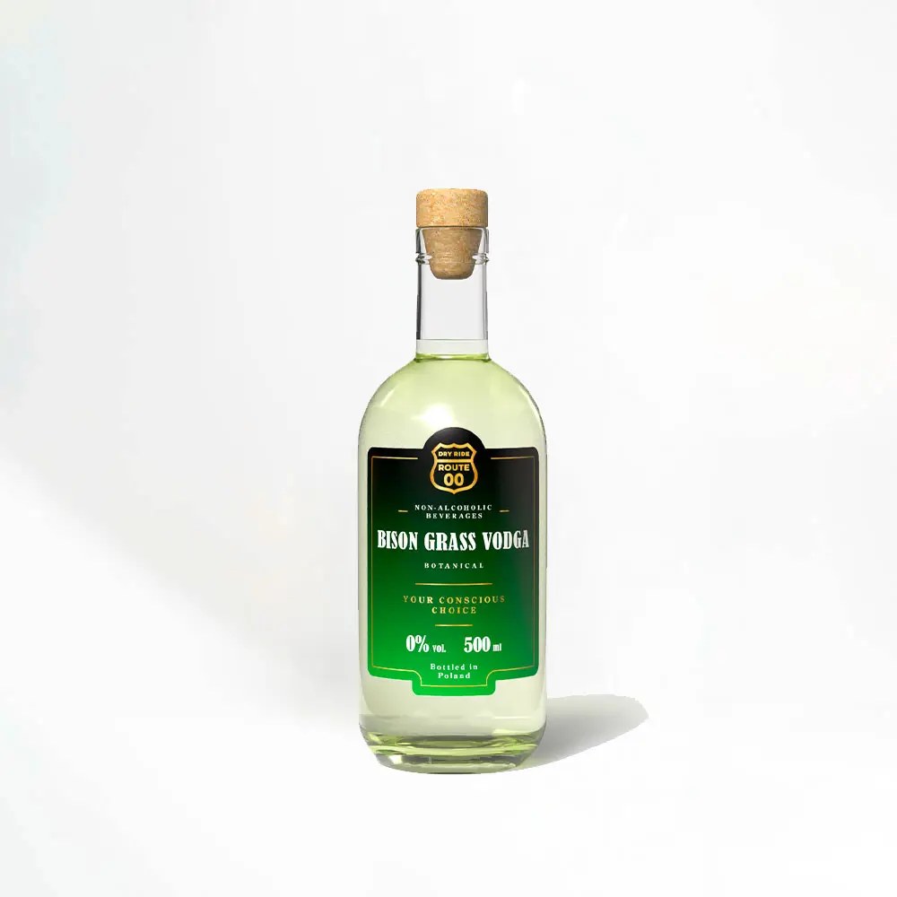 [SA015] Bison Grass Vodka sem álcool | Route 0.0
