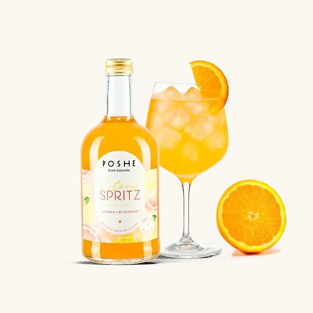 [38109] POSHE Citrus Spritz 500 ml | Base para Spritz sem álcool