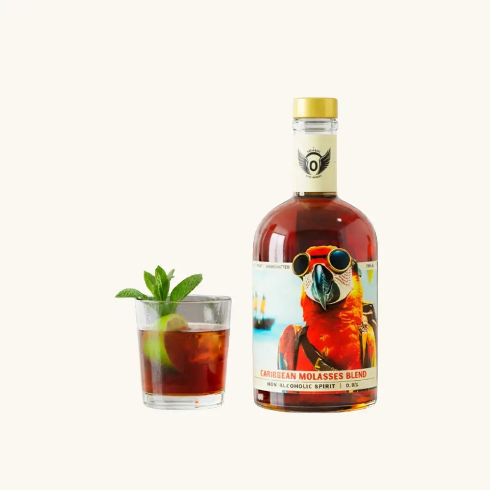[38100] Volante Caribbean Molasses Blend 0.0% | Rum sem álcool
