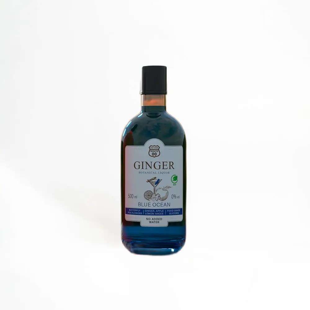 [SA024] Licor sem álcool de Gengibre | ROUTE Ginger Blue Ocean