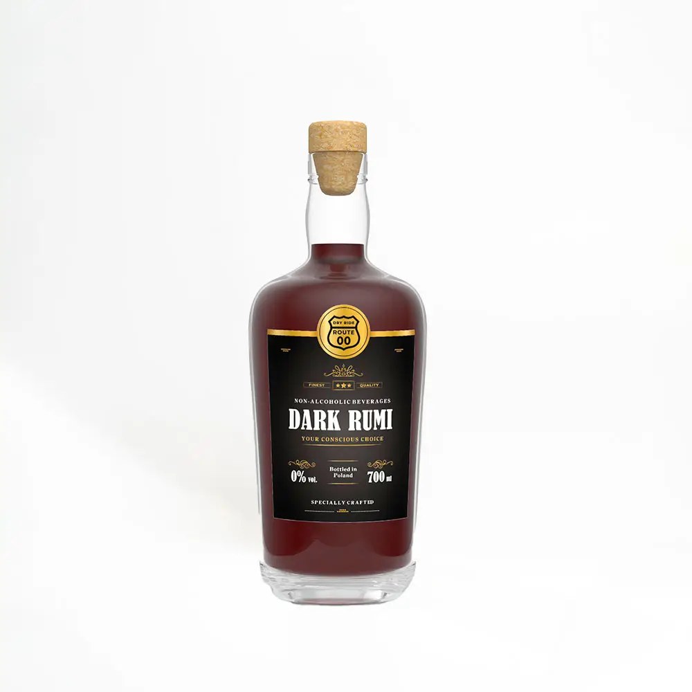 [SA019] Rum escuro sem álcool | Dark Rumi Route 0.0 Luxury