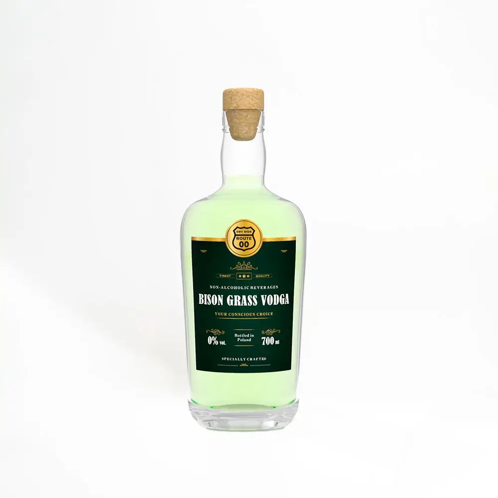 [SA021] Vodka sem álcool | Bison Grass Route 0.0 Luxury